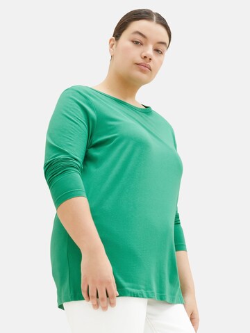 Tom Tailor Women + Shirt in Green