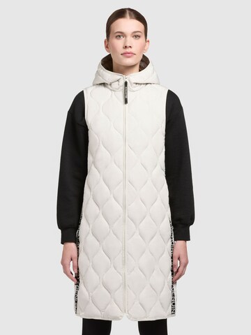 Gilet 'Jady' di khujo in bianco: frontale