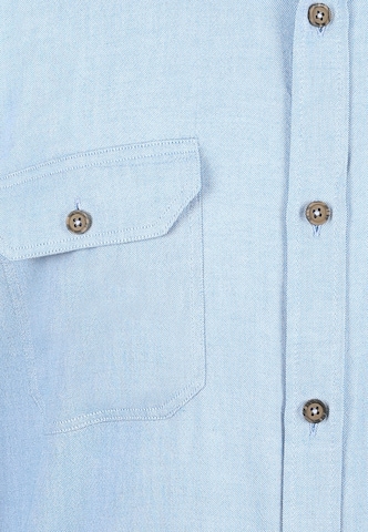 DENIM CULTURE Regular fit Button Up Shirt 'DARELL' in Blue