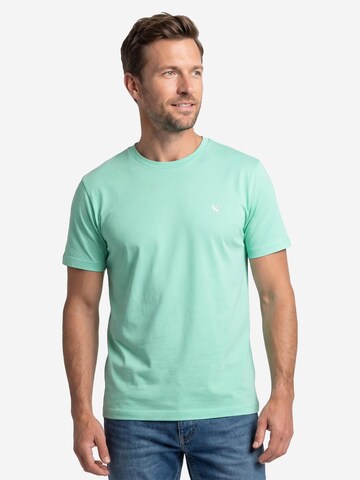 LERROS Shirt 'Basic'‌‌‌ in Grün: Vorderseite