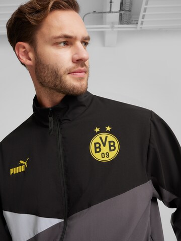PUMA Спортивная куртка 'BVB' в Черный