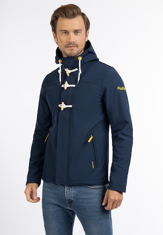 Schmuddelwedda Between-Season Jacket 'Ashdown' in Blue: front