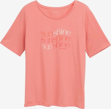 Tom Tailor Women + Shirt in Orange: front