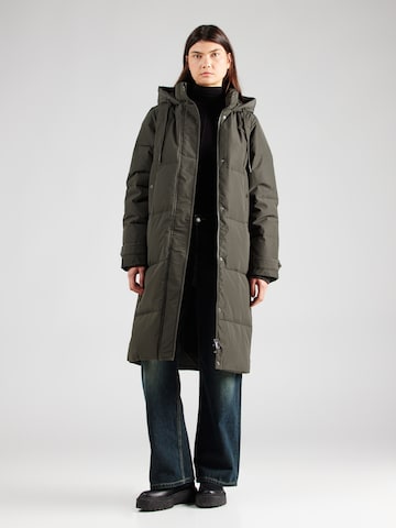 VERO MODA Zimní kabát – zelená