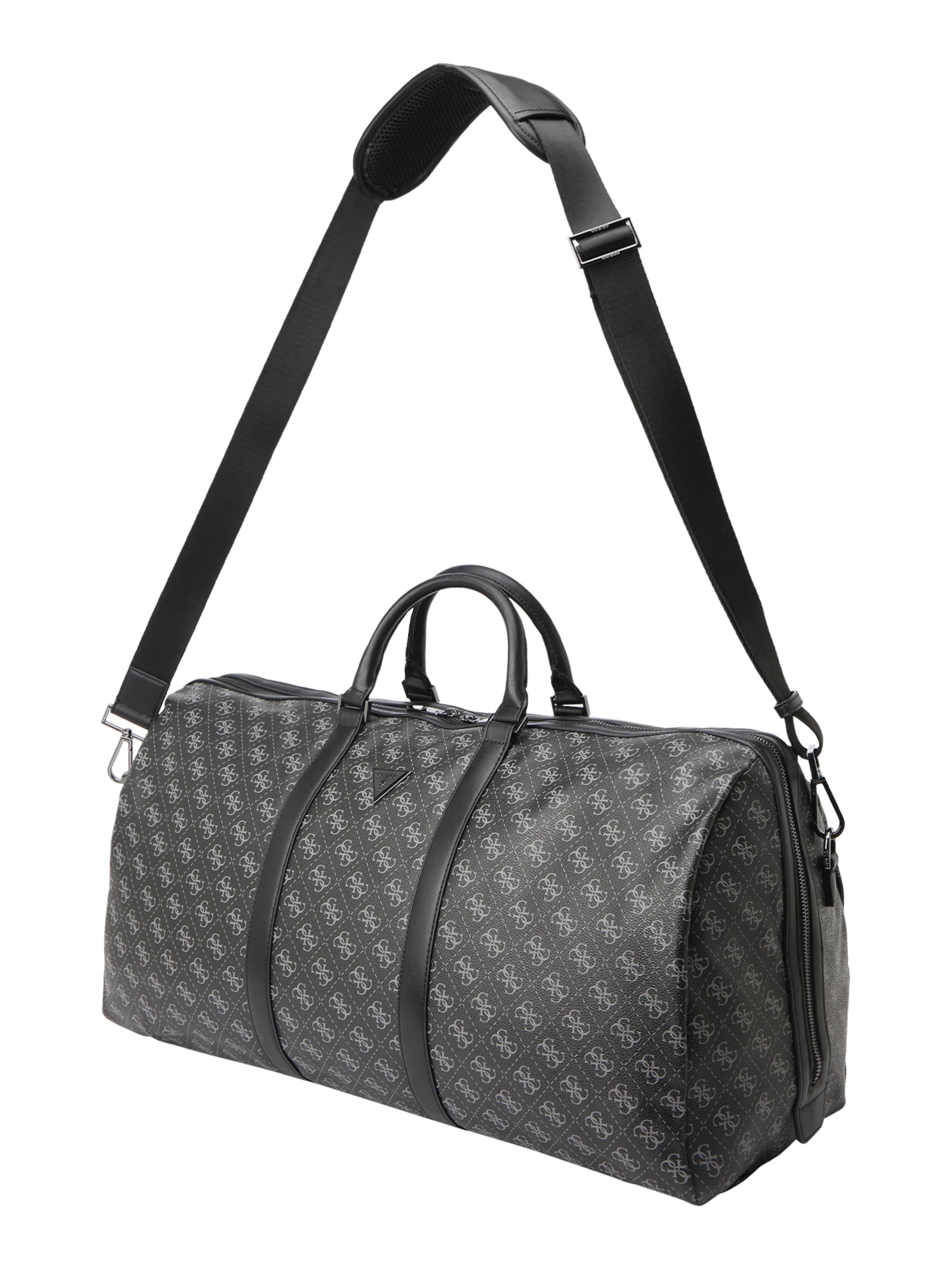 GUESS Чанта за пътуване тип "Weekender" 'Vezzola Smart' в черно: отпред