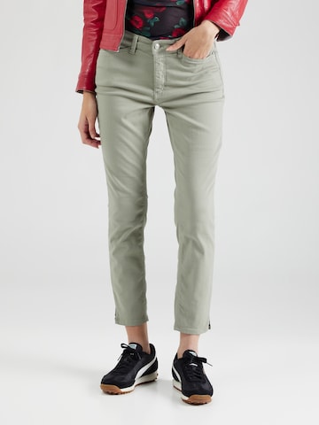 MAC Slimfit Jeans 'DREAM SUMMER' in Groen: voorkant