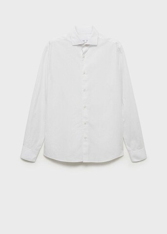 MANGO MAN Regular fit Button Up Shirt 'Donosti' in White: front