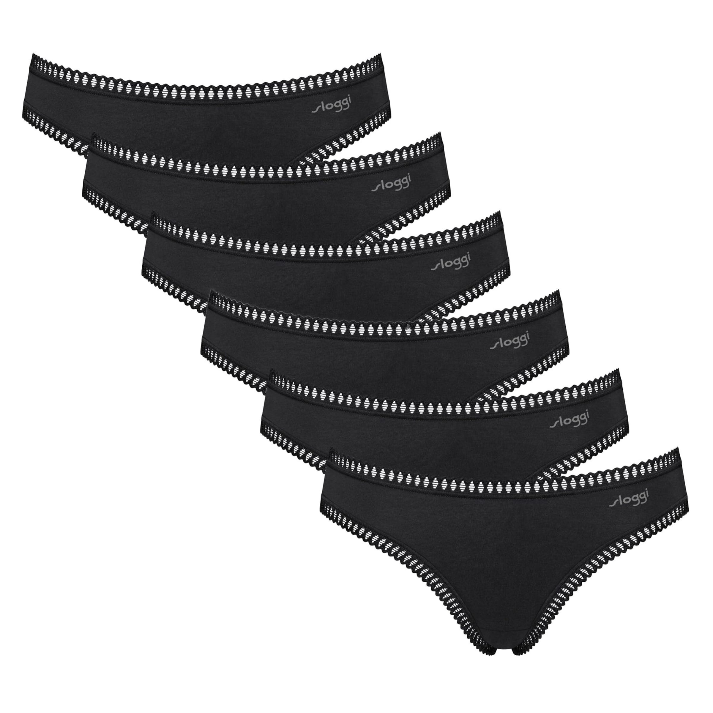 Slip di SLOGGI in nero: frontale