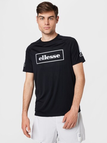 ELLESSE Functioneel shirt 'Zolari' in Zwart: voorkant