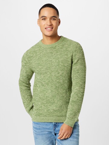 SELECTED HOMME Пуловер 'Vince' в зелено: отпред