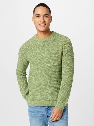 Pull-over 'Vince' SELECTED HOMME en vert : devant