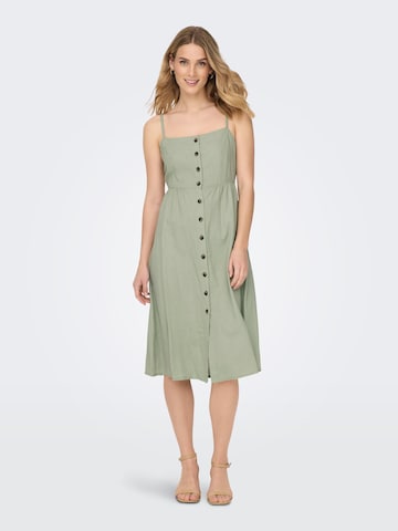 JDY Letnia sukienka 'DARLING' w kolorze zielony: przód