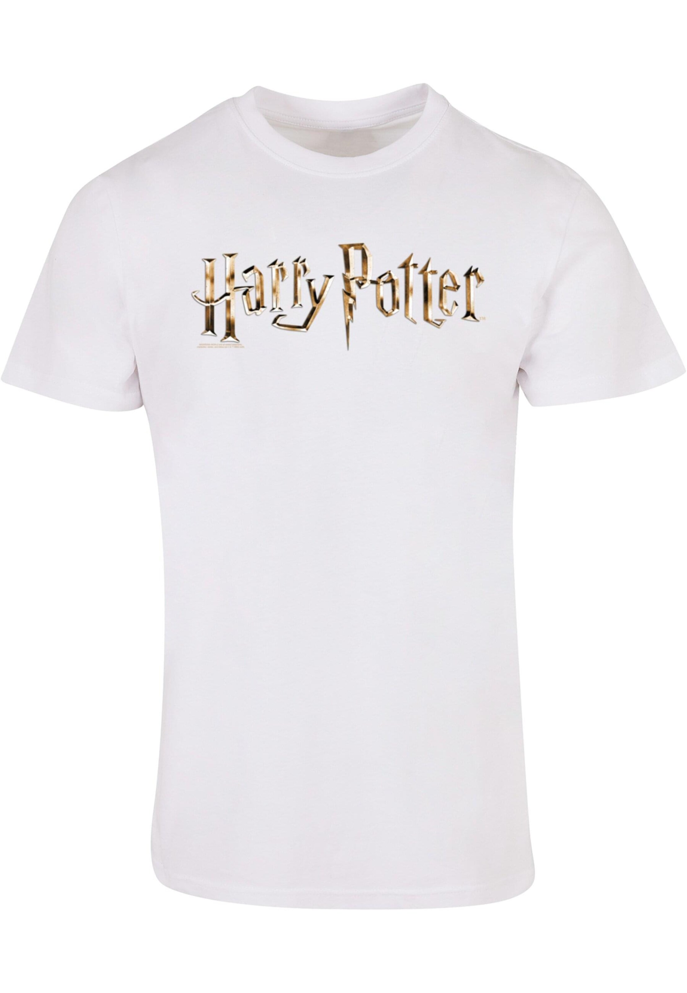 ABSOLUTE CULT Shirt 'Harry Potter' in Wit: voorkant