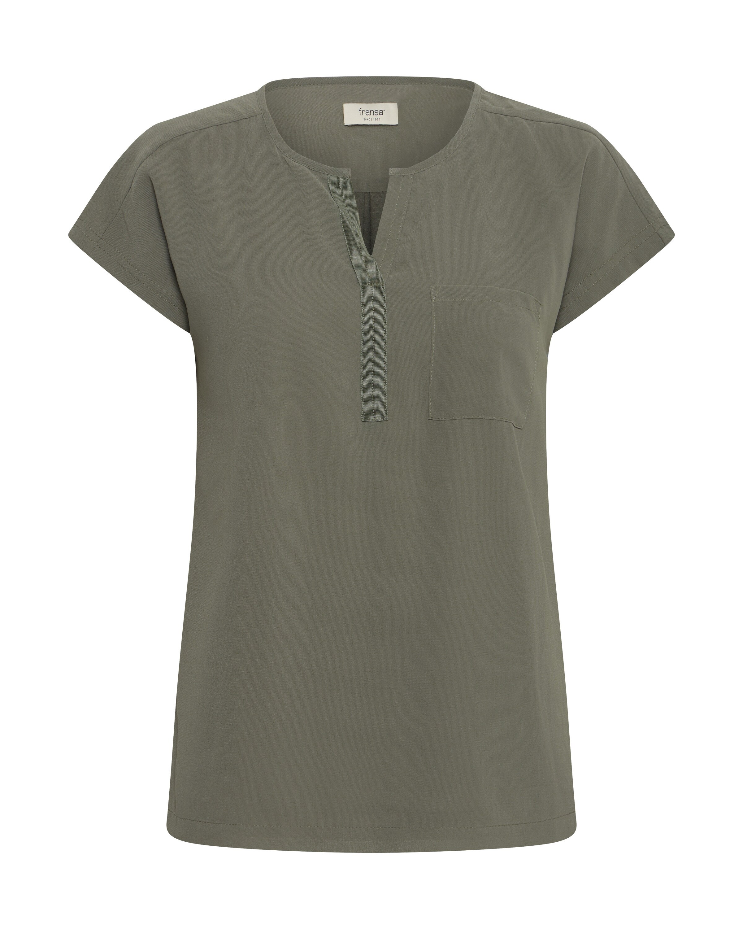 Fransa Shirt in Green: front