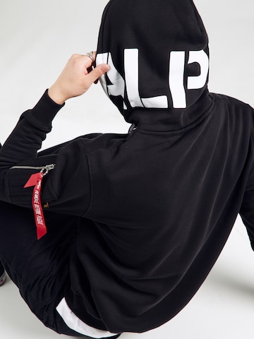 Sweat-shirt 'Alpha' ALPHA INDUSTRIES en noir