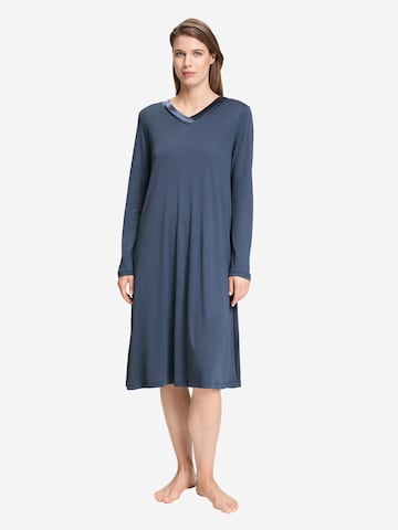 Chemise de nuit ' Tyra ' Hanro en bleu : devant