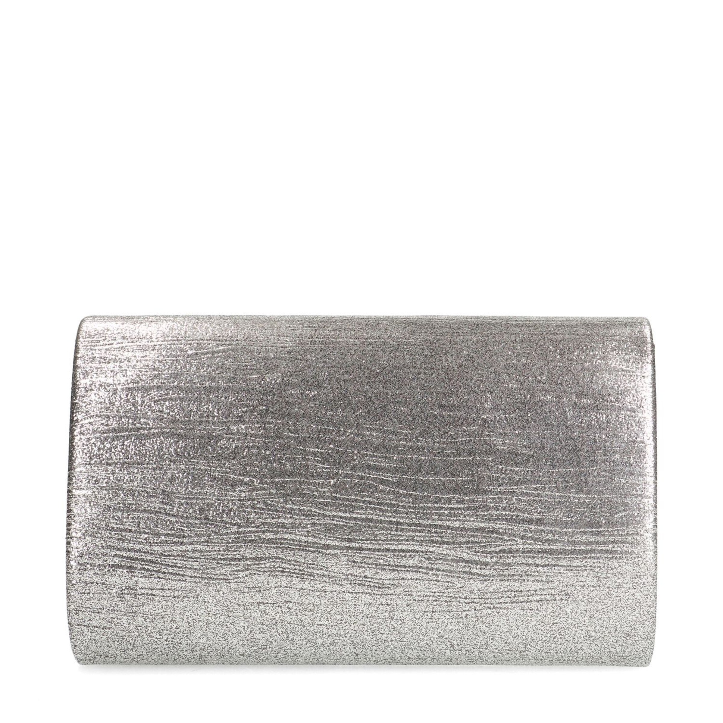 MANFIELD Clutch in Silber