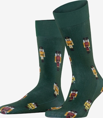 BURLINGTON Socks 'December Days' in Green: front