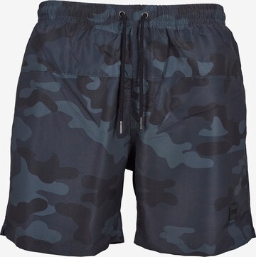 Shorts de bain Urban Classics en bleu : devant