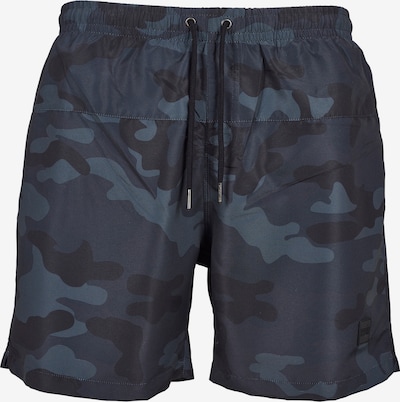 Urban Classics Shorts de bain en bleu fumé / bleu nuit, Vue avec produit