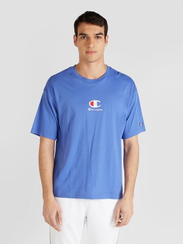 Champion Authentic Athletic Apparel Μπλουζάκι σε μπλε: μπροστά