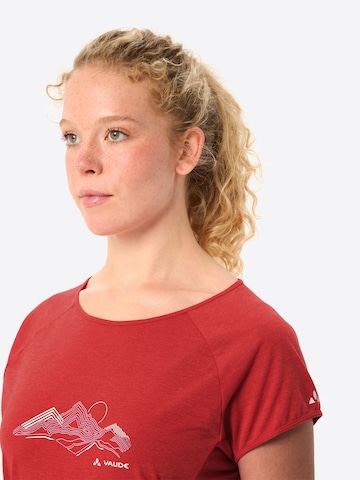 VAUDE Performance shirt 'Tekoa' in Red