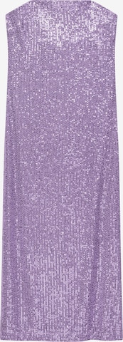 Robe de soirée Pull&Bear en violet : devant