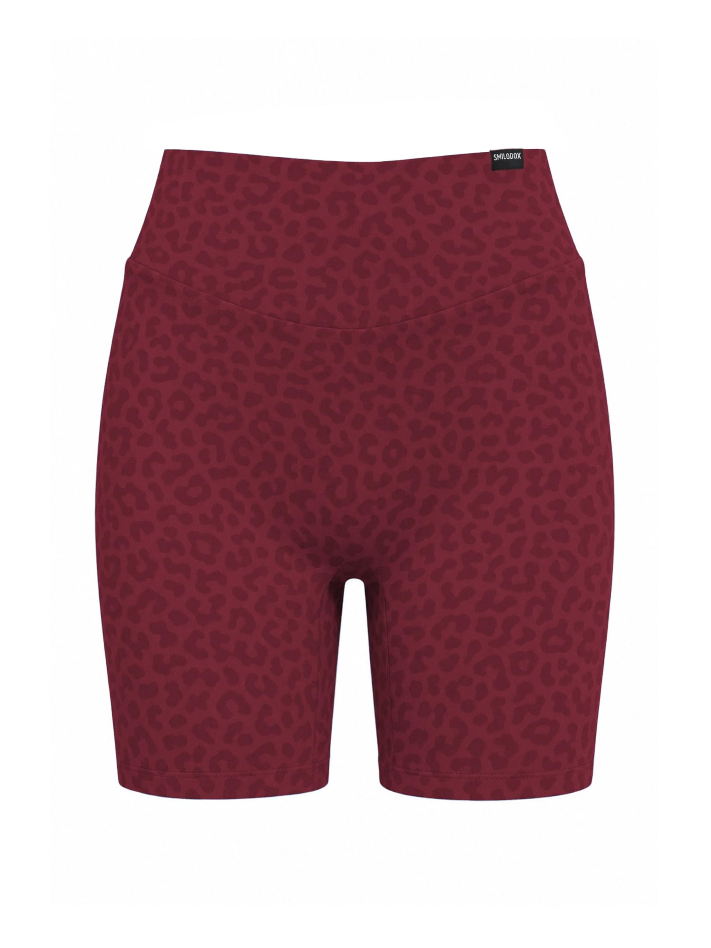 Leggings ' Velvara ' Smilodox en rouge : devant