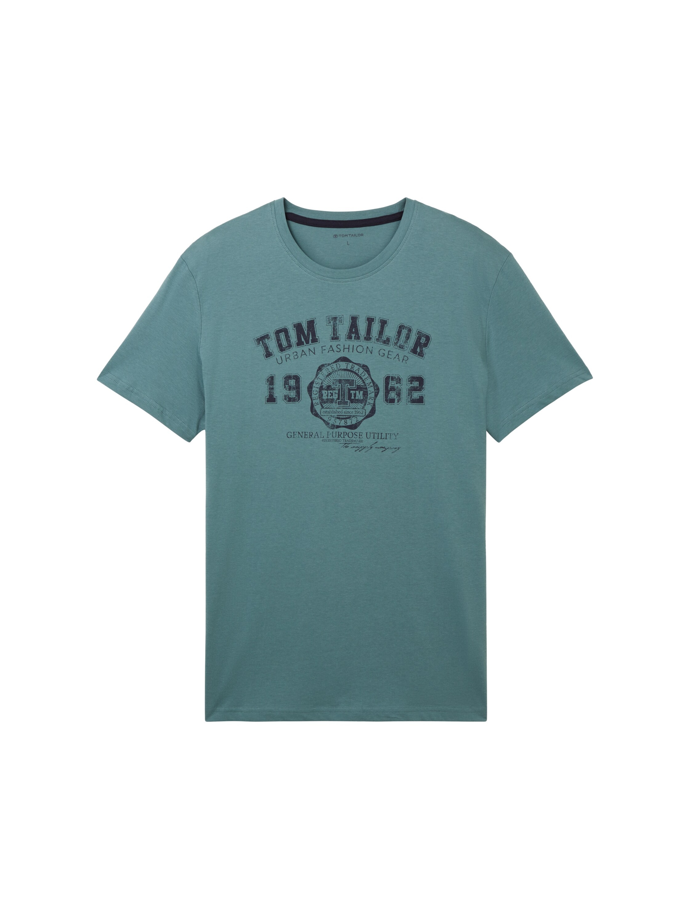 TOM TAILOR T-shirt i grön: framsida