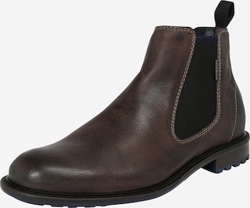 bugatti Chelsea boots 'Bonifacio' in Bruin: voorkant