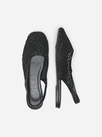 ONLY Балетки с ремешком в Черный