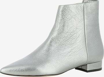 EVITA Booties in Silver: front