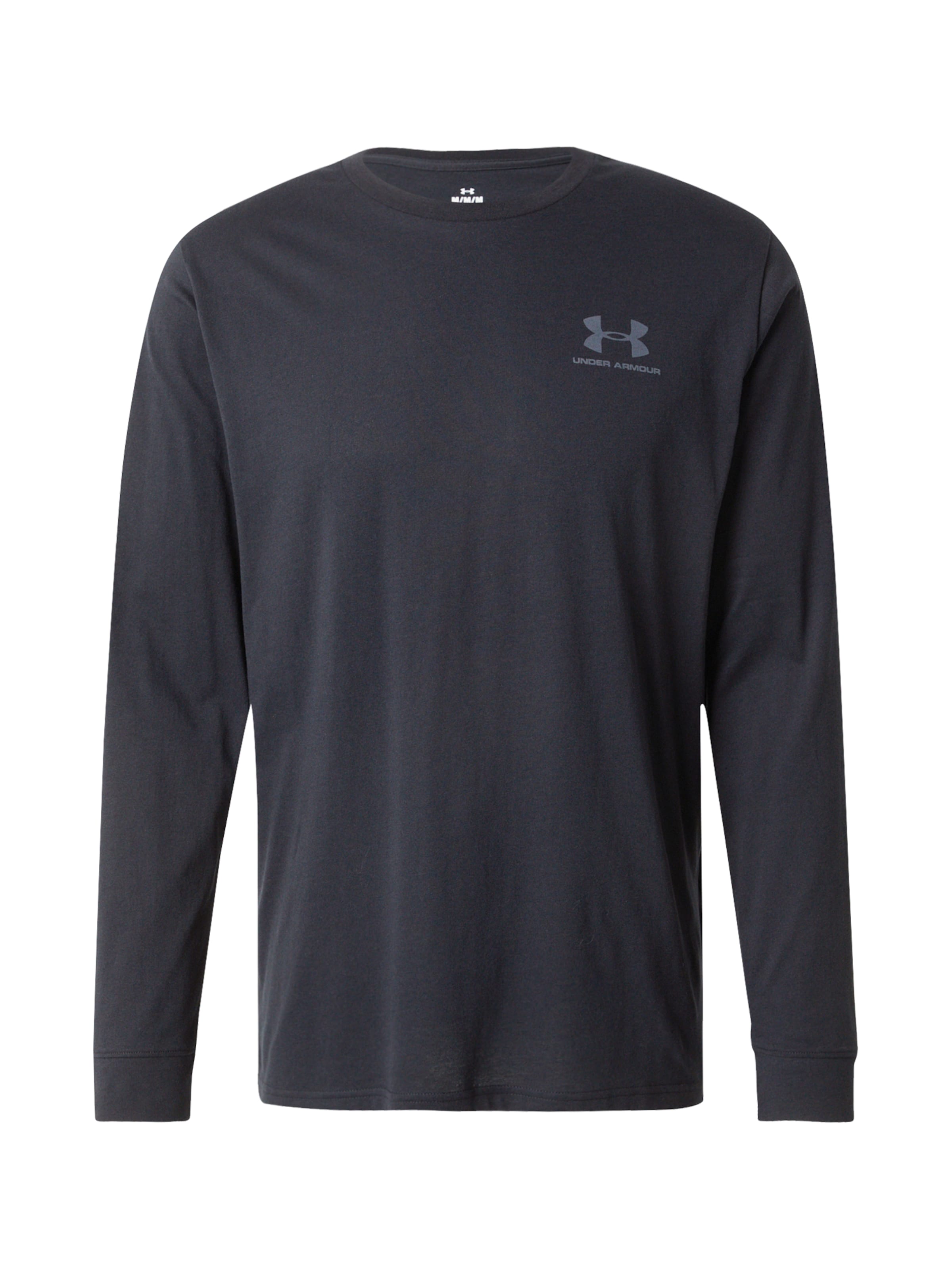 UNDER ARMOUR Λειτουργικό μπλουζάκι σε μαύρο: μπροστά