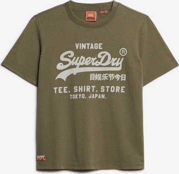 Superdry Shirt 'Heritage' in Grün: predná strana