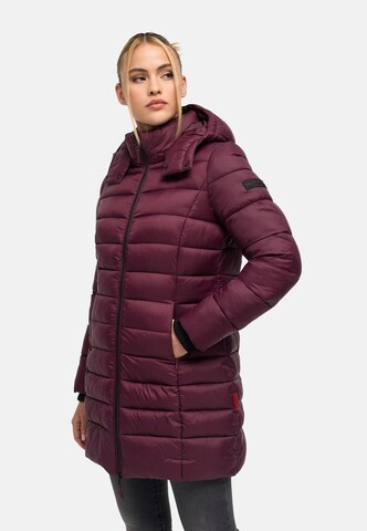 MARIKOO Wintermantel 'Abendsternchen' in Rood
