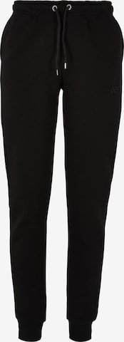 DEF - Tapered Pantalón 'Lola' en negro: frente