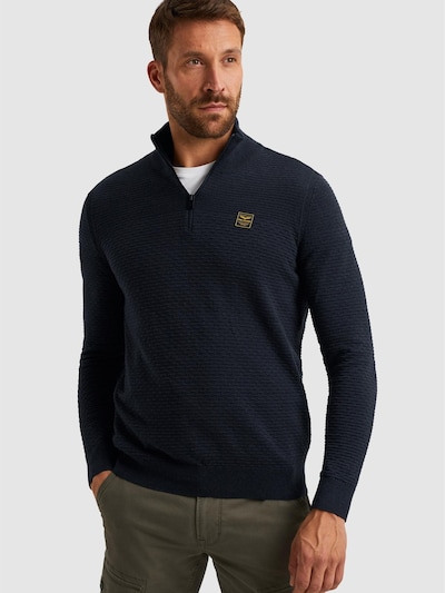 PME Legend Jersey 'Pullover with half zipper' en L en azul oscuro, Vista del producto