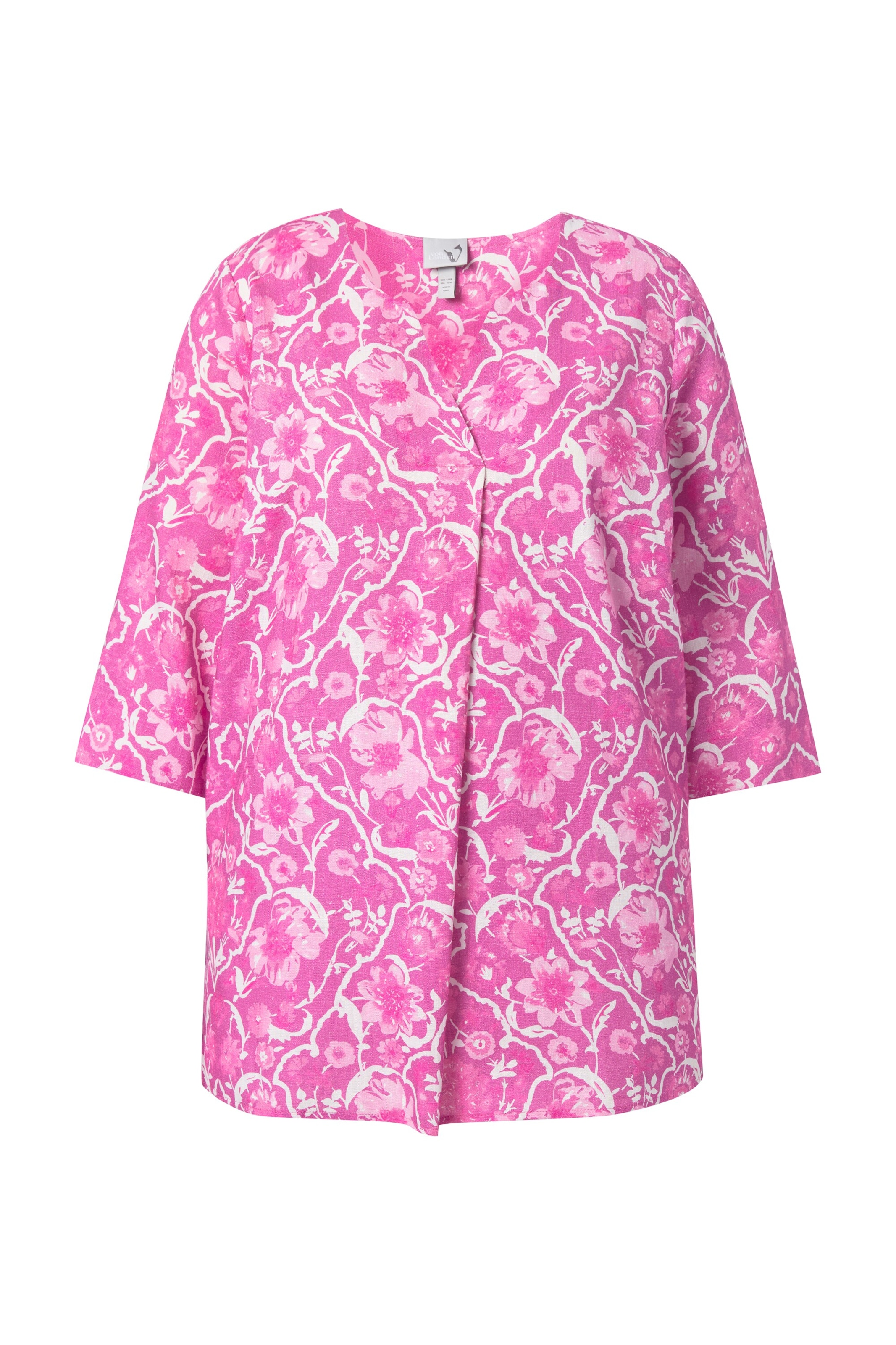 Ulla Popken Tunika in Pink: Vorderseite