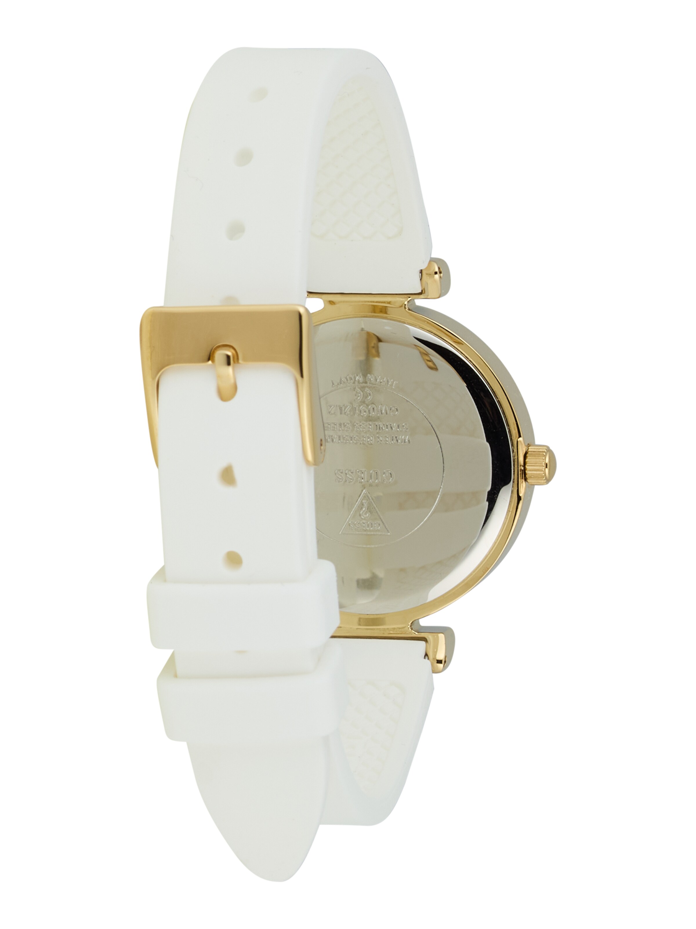 GUESS Uhr 'ARRAY' in Weiß