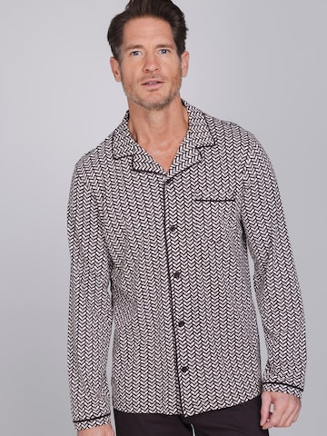 Pastunette Pyjama lang 'Urban Essence'‌‌‌ in Braun