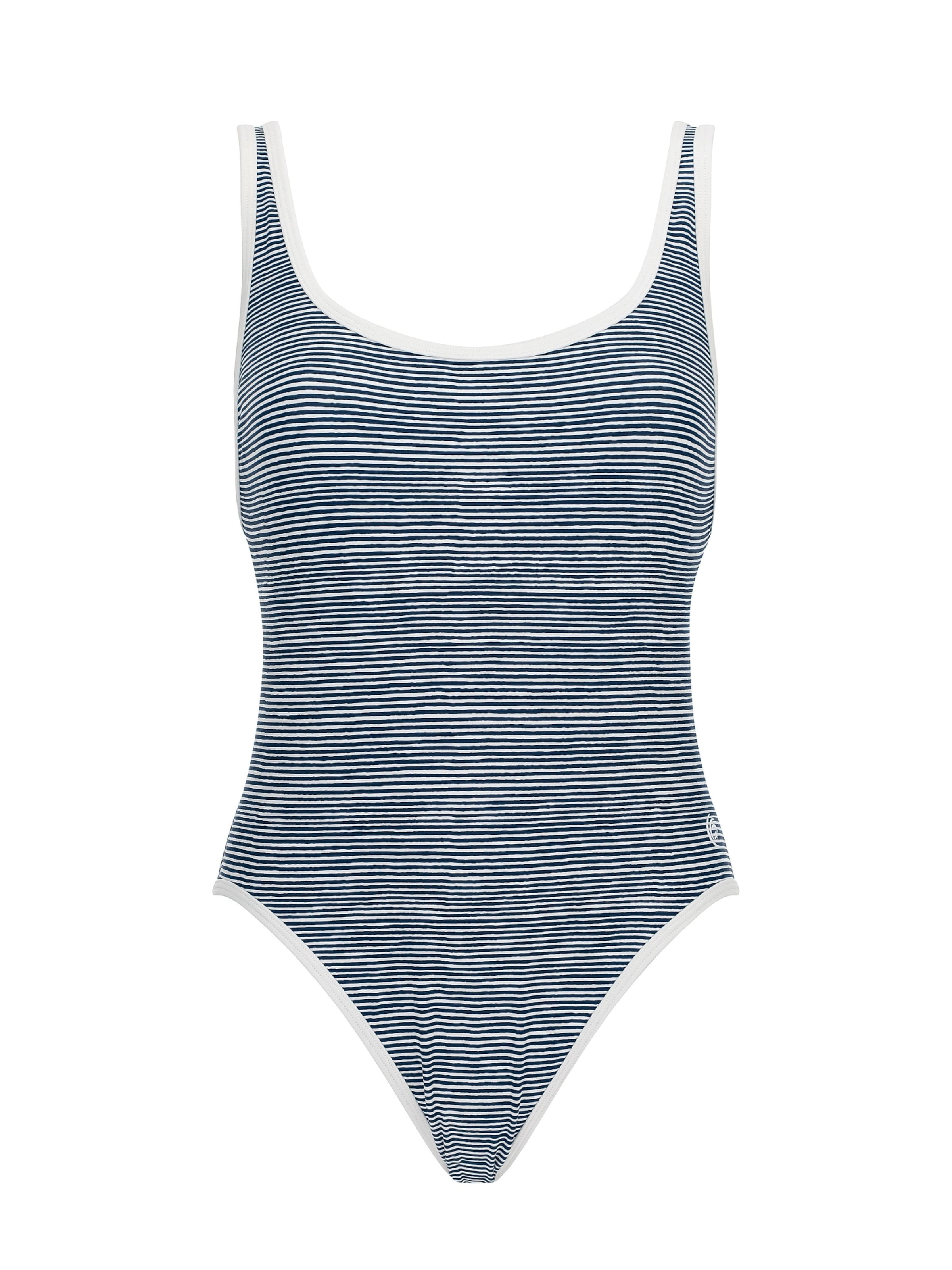 Classique Maillot de bain OLYMPIA en bleu : devant