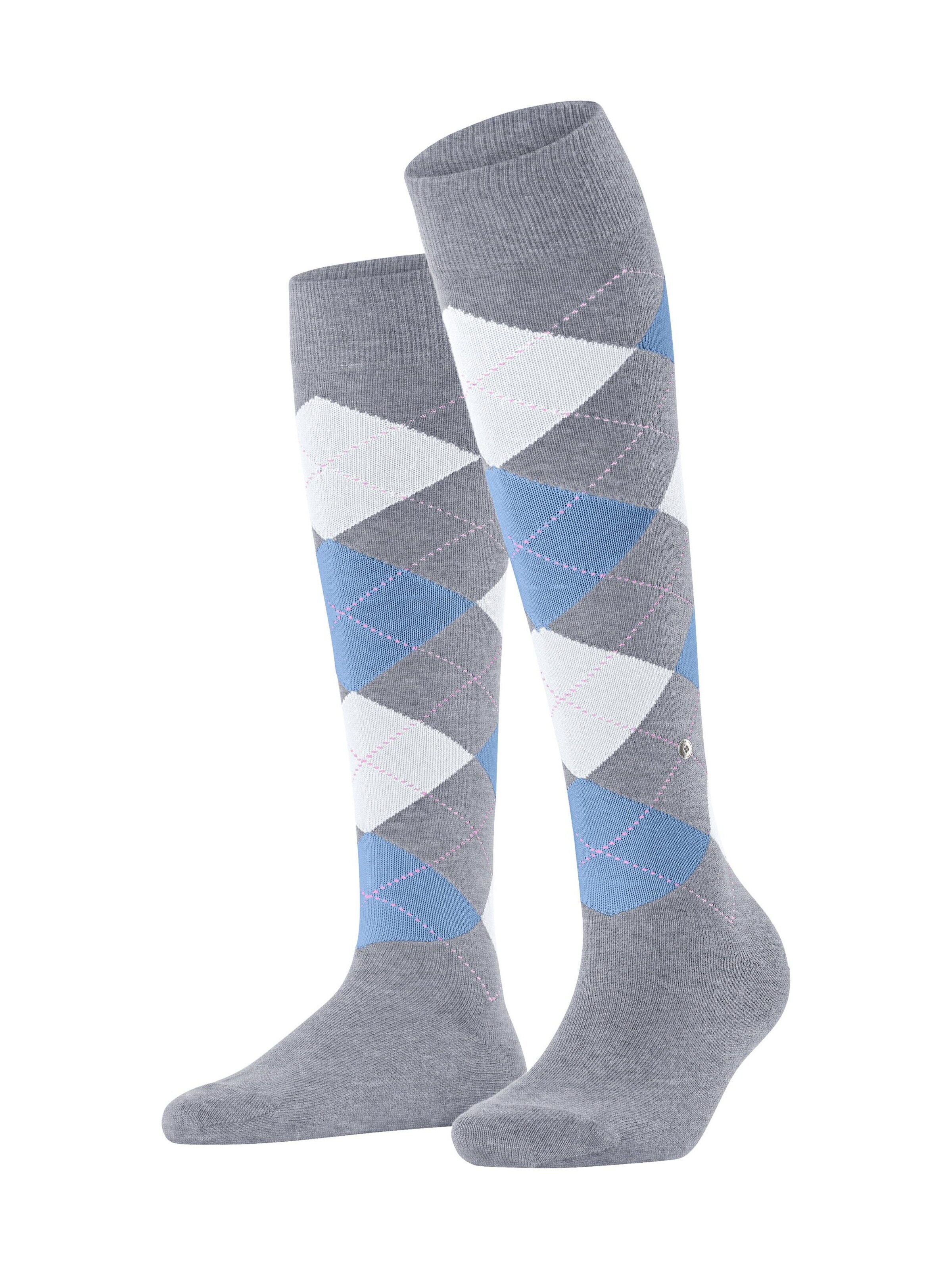 BURLINGTON Over the Knee Socks 'Queen' in Black