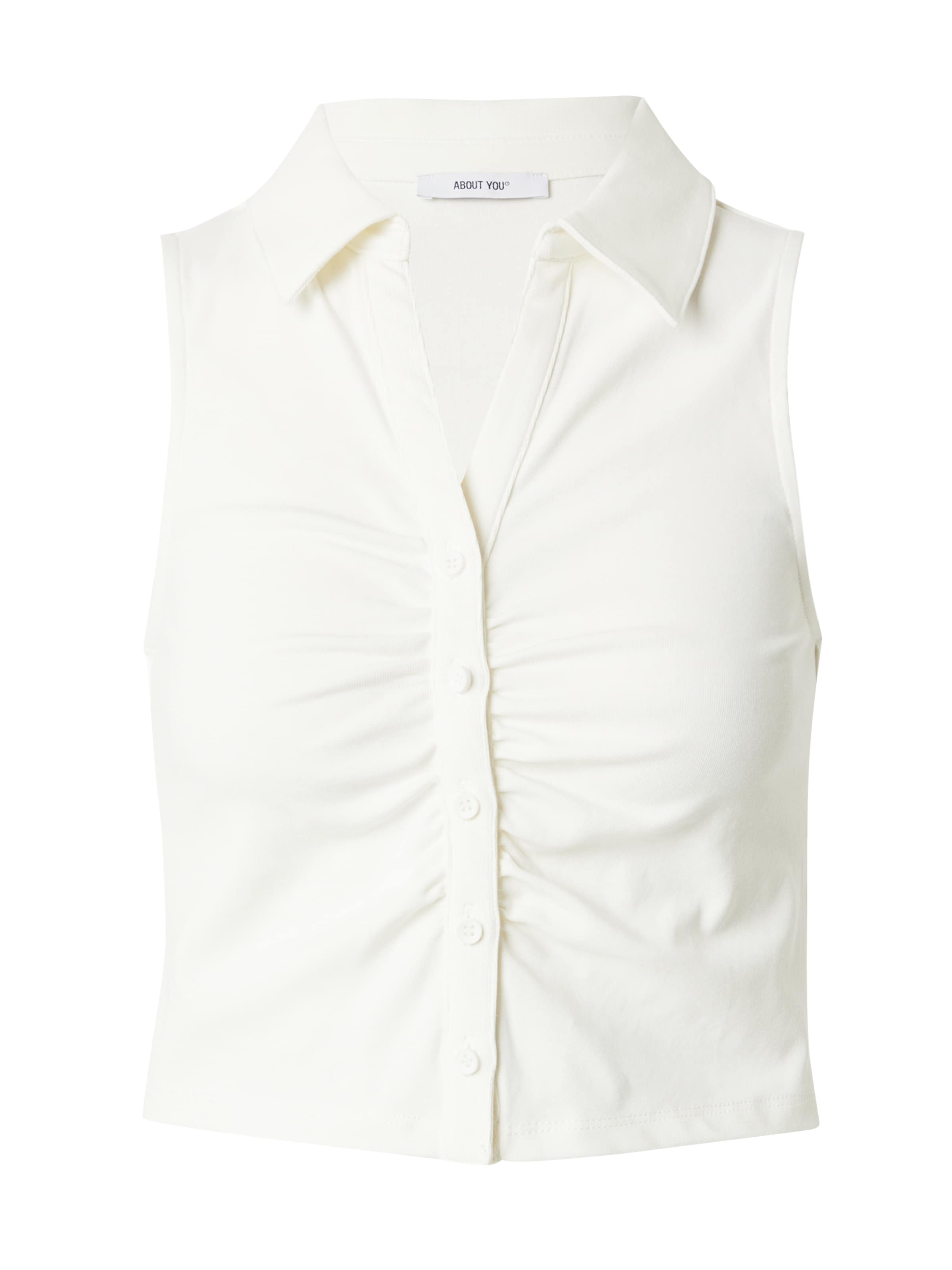 ABOUT YOU Top 'Nancy' in White: front