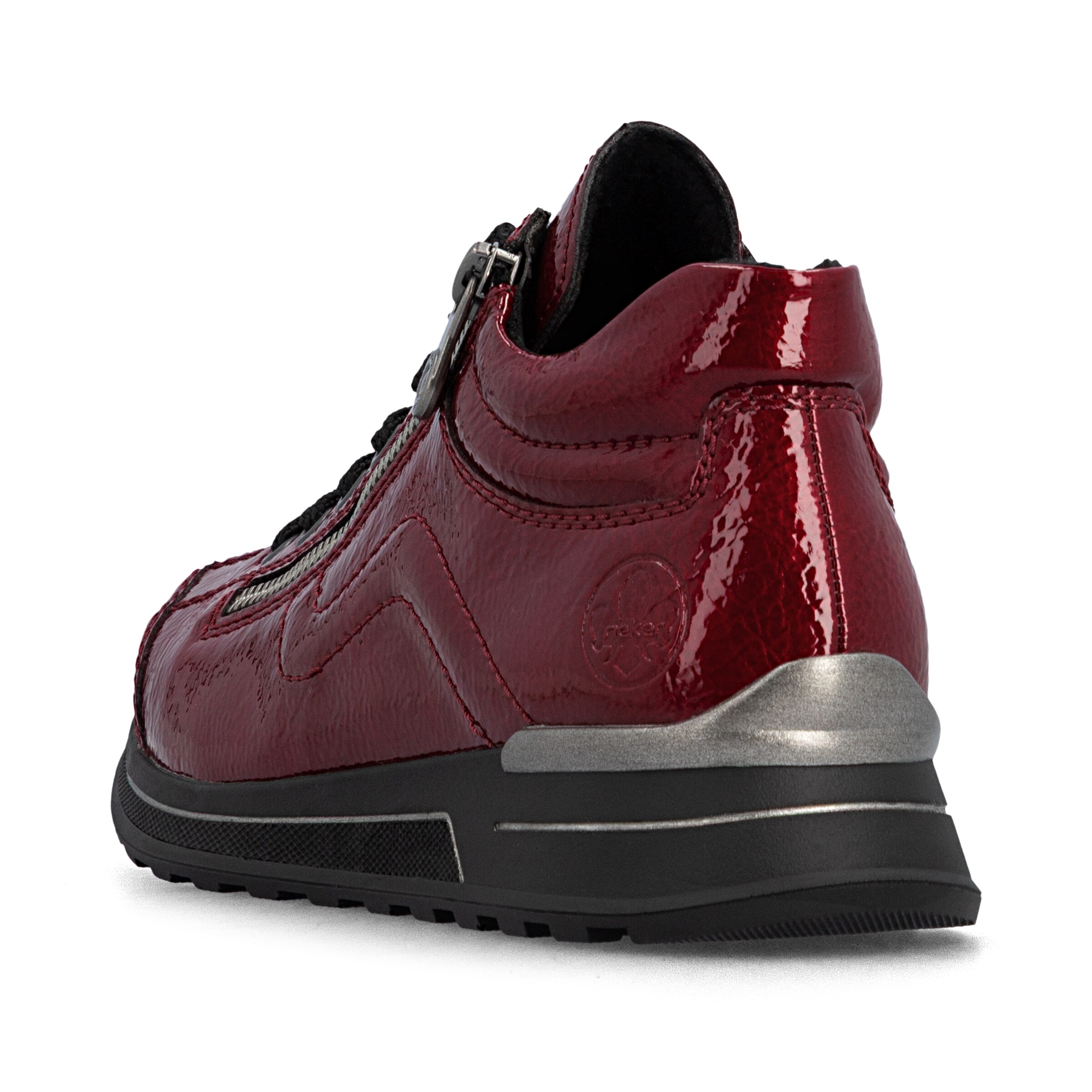 Chaussure de sport à lacets Rieker en rouge