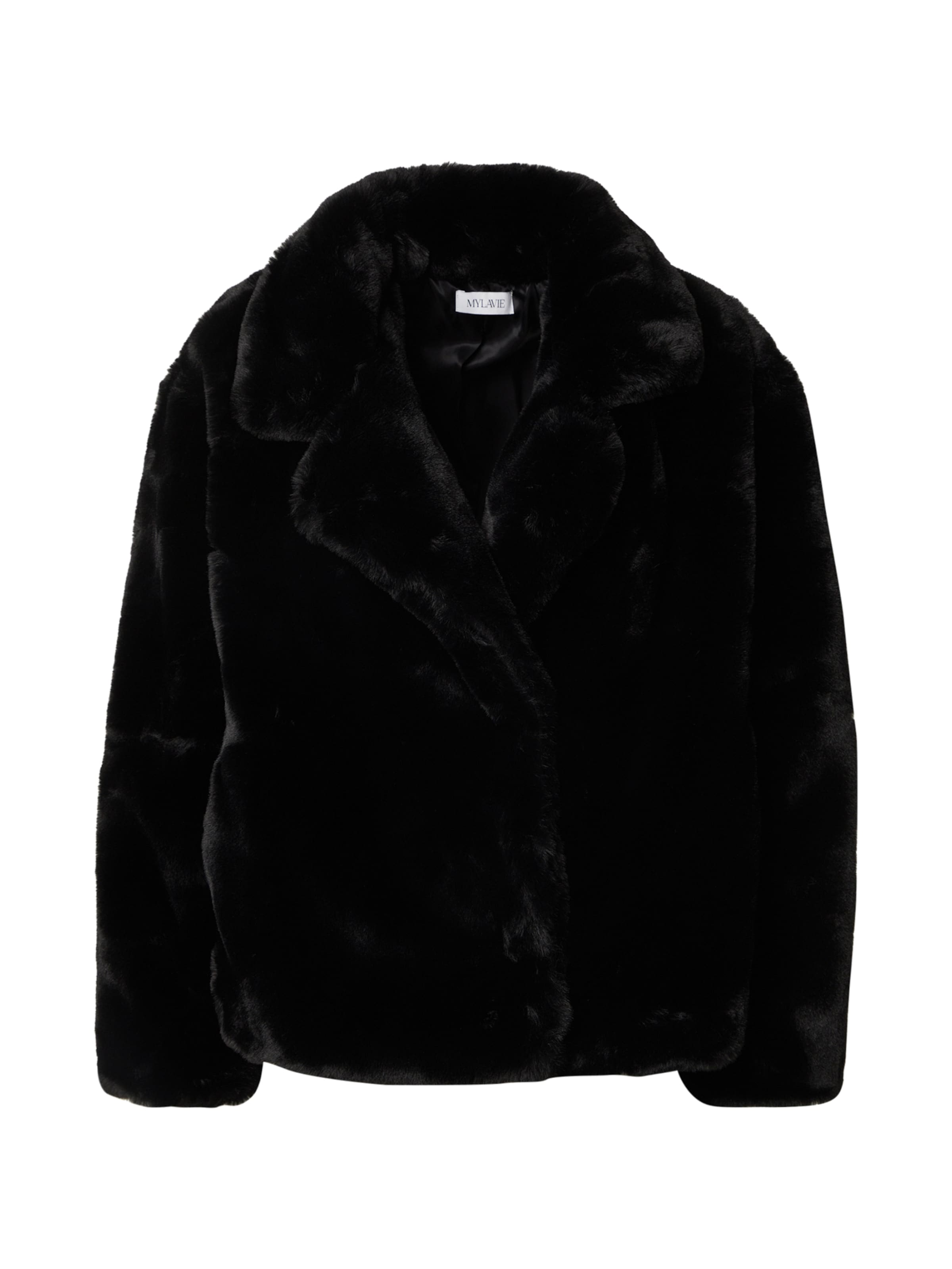 MYLAVIE by Sarah Harrison Φθινοπωρινό και ανοιξιάτικο μπουφάν σε μαύρο: μπροστά