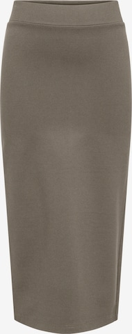 ONLY - Falda 'TIA' en marrón: frente