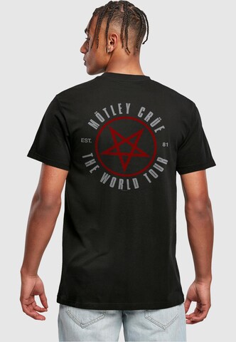 Merchcode Shirt 'Motley Crue - Bolt World Tour' in Black