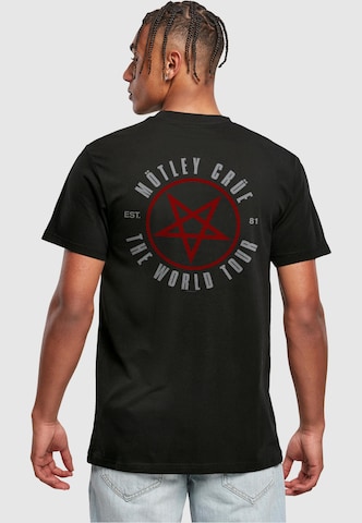 Merchcode Shirt 'Motley Crue - Bolt World Tour' in Zwart