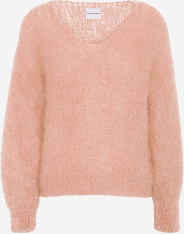 Pull-over oversize 'Milana Mohair' americandreams en orange : devant