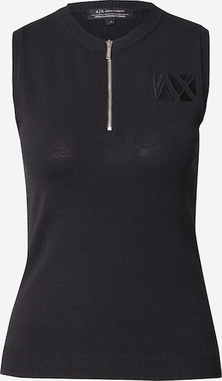 ARMANI EXCHANGE Top de punto en negro, Vista del producto